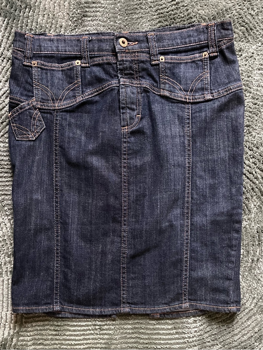 Vintage Dolce & Gabbana Denim Pencil Skirt